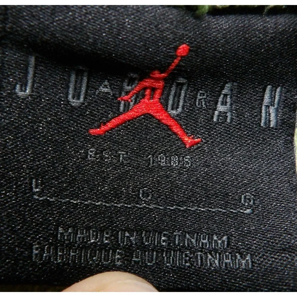 Jordan Flight Fleece Sweatpants Men L Green Jumpman Logo Pocket Joggers Gym Wear